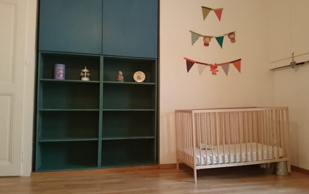 meuble étagère sur mesure pour chambre enfant Genève